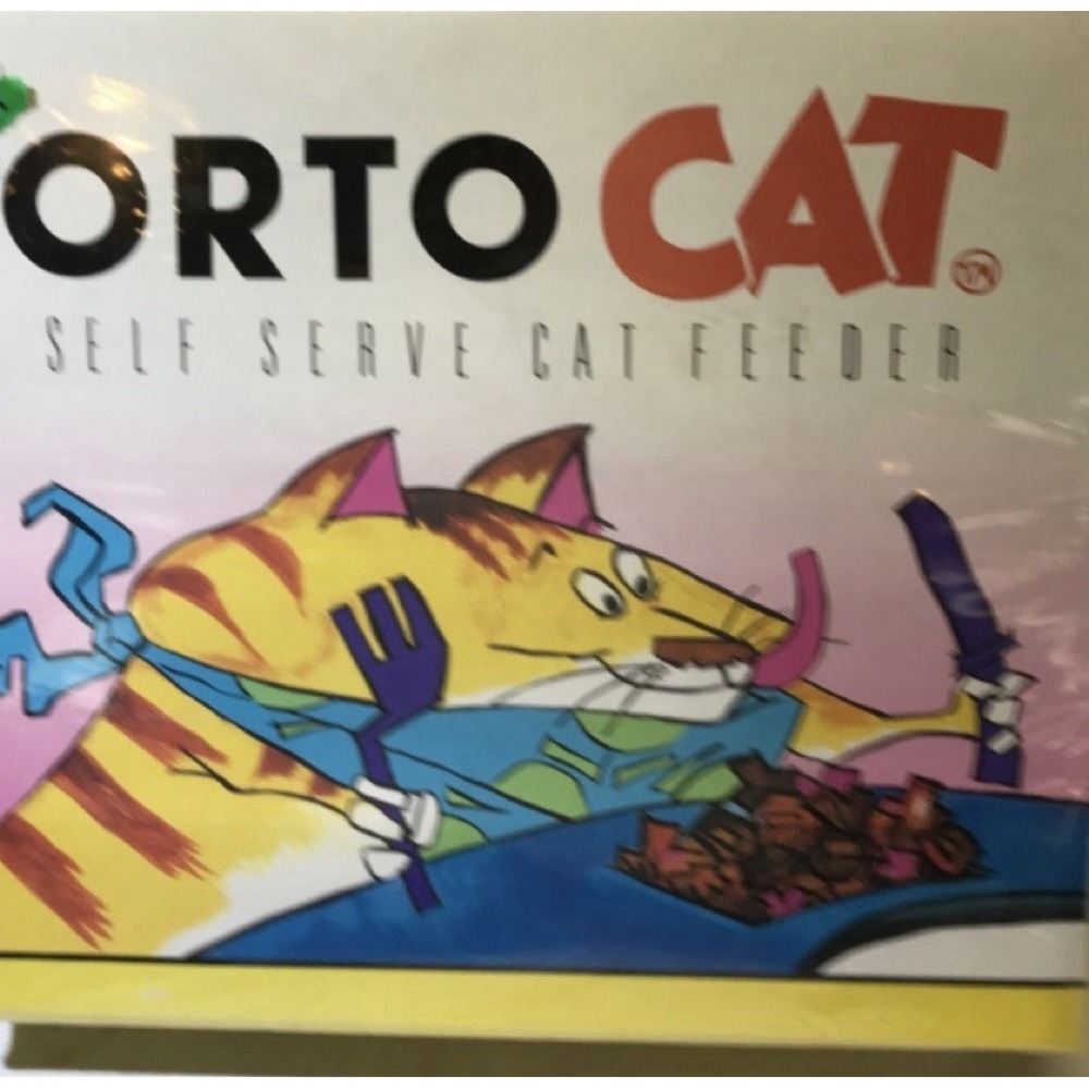 ORTO Cat Self Serve Circular Cat Feeder Food/Treats Puzzle Game Toy | New‎